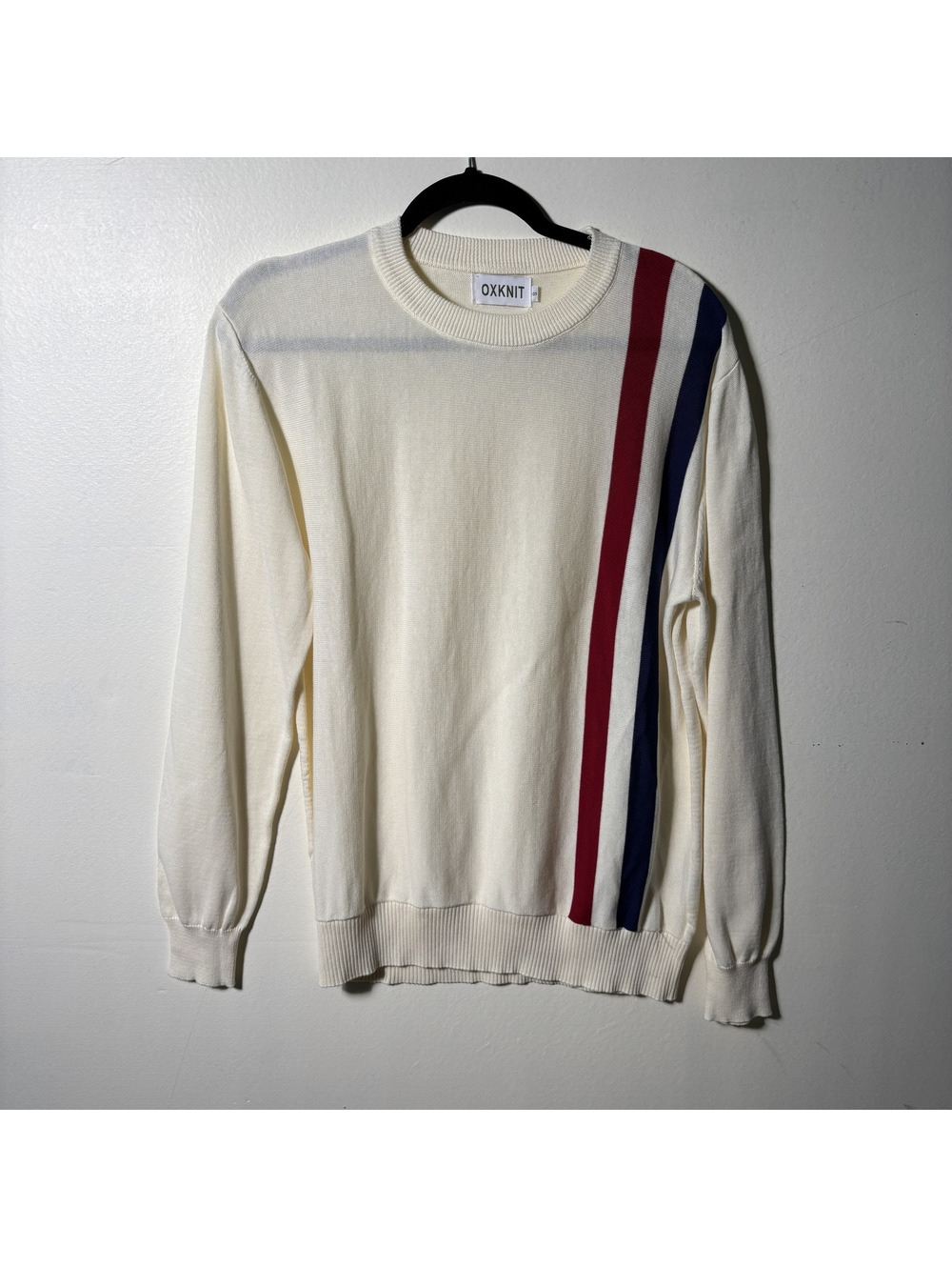 OXKNIT 100% Cotton Sweater Mens Small Old Money Preppy